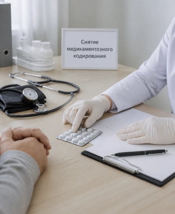 Снятие медикаментозного кодирования в Зеленокумске от 5091 р. | Медзона